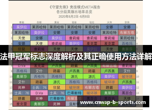 法甲冠军标志深度解析及其正确使用方法详解