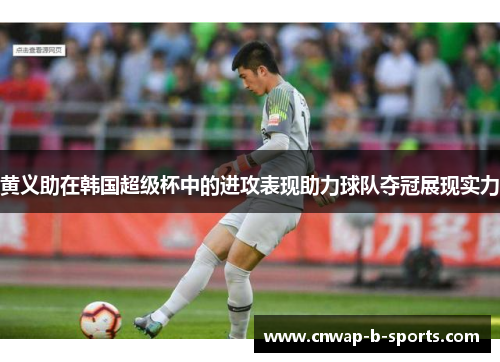 黄义助在韩国超级杯中的进攻表现助力球队夺冠展现实力 黄义助在韩国超级杯中的进攻表现助力球队夺冠展现实力